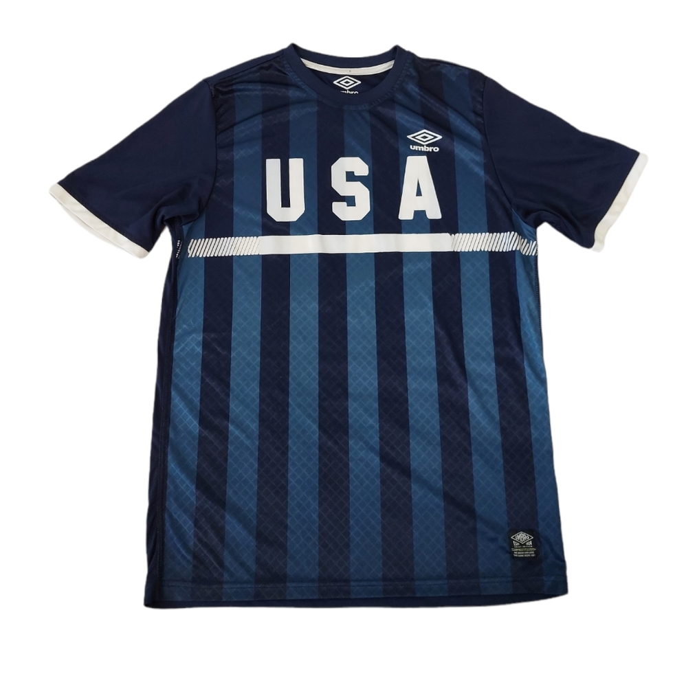 Umbro Men’s Blue & White Soccer Top